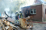 Prio 1 Woningbrand NB Middel BR Keet Hok Schuurtje Wyldpaed Kollumerzwaag